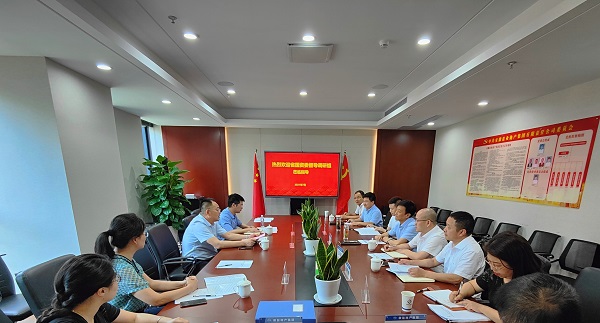 省国资委党委“四个专项整治”督导调研组到徽盐地产集团调研领导工作