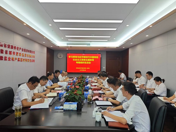 安徽ag亚娱集团地产集团本部第一党支部召开主题教育专题组织生涯会